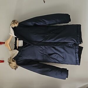 Crewcuts Fishtail Parka Size 12 navy